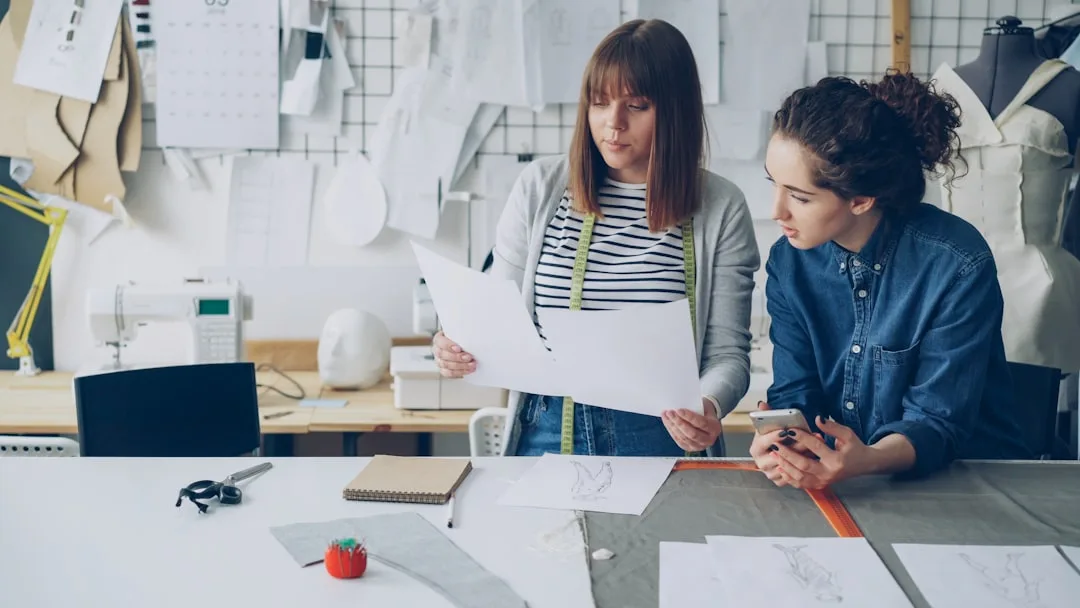 small business team working