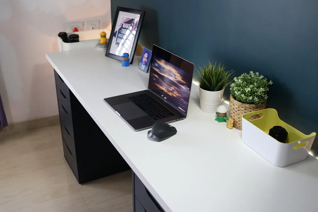 ip phone desk setup