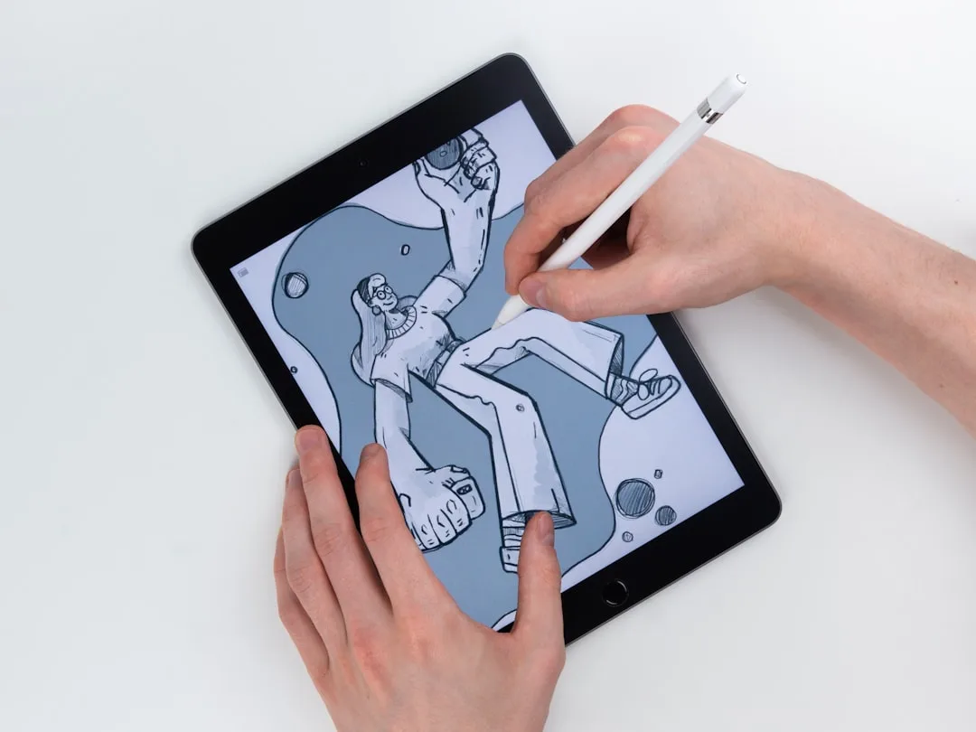 graphic tablet drawing illustration