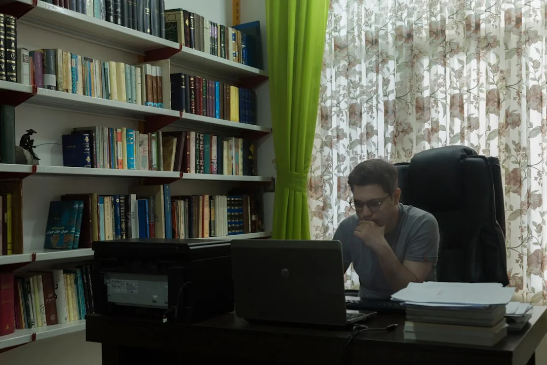 student studying psychology