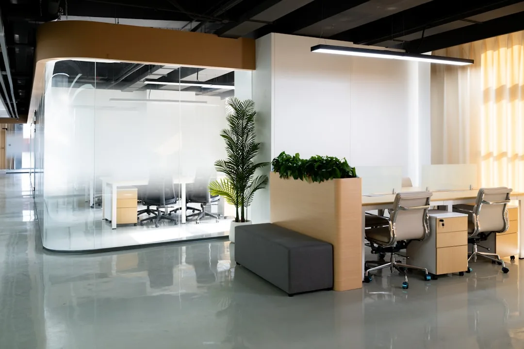 sustainable office workspace